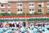 Alva’s Education Foundation celebrates Independence Day; Captain Ganesh Karnik hoists national flag